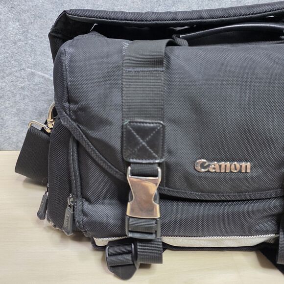 Canon 200DG Digital Camera DSLR Large 15" Tote & Gadget Bag w/ Shoulder Strap - Picture 2 of 11
